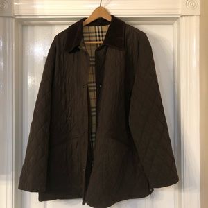 Burberry men’s quilted jacket